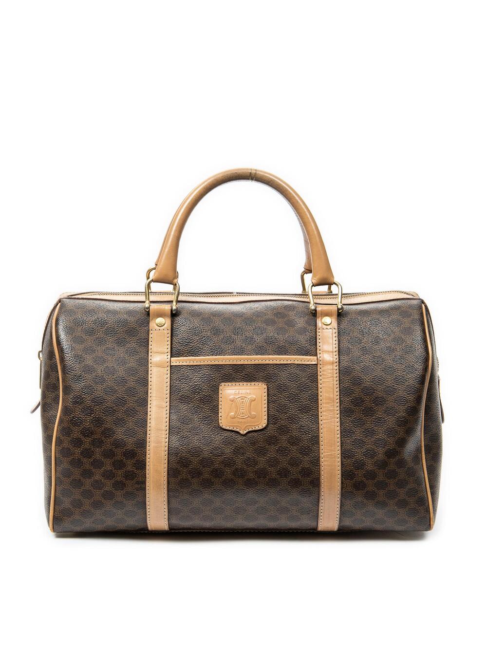Celine Vintage Duffle Bag Macadam #287165C47B